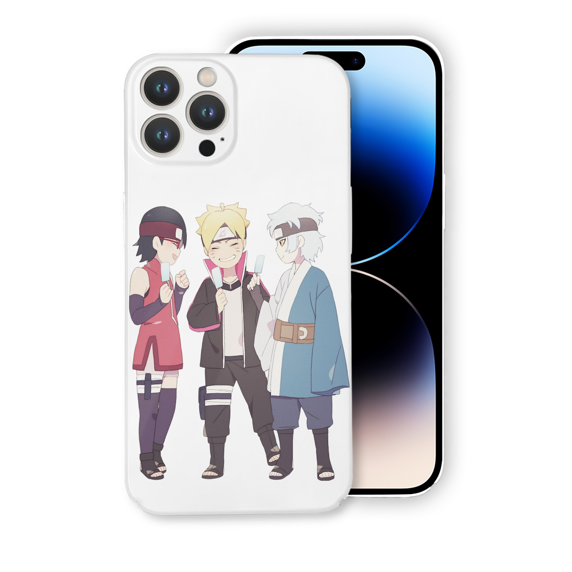 （画像用） NARUTO -ナルト- うちは サラダ Uchiha Sarada 【iPhone 14シリーズ対応】ハードケース